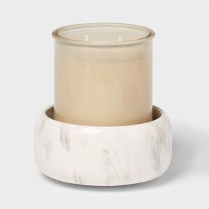 THRESHOLD NWT 2 in 1 stone wax warmer & candle warmer -stone finish
